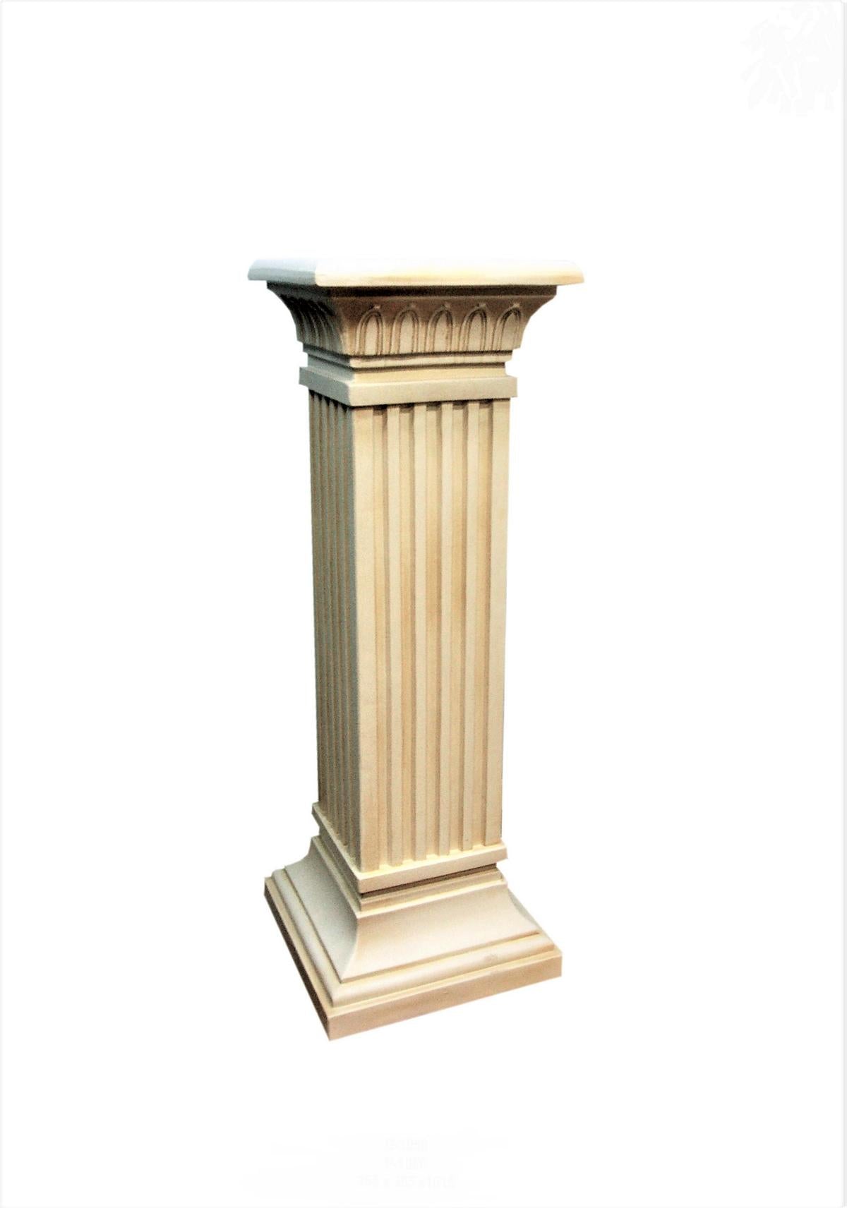 Säule Mäander Style Dekosäule Griechische Säulen Barock Podest Handbemalt