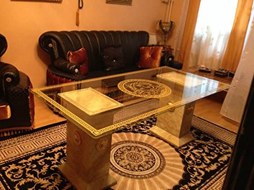 MADAME GOLD Couchtisch, Esstisch Wohnzimmertisch, Beistelltisch, Praxistisch