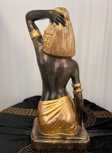 Ägyptische Büste Frau Tänzerin Tutanchamun Altes Ägypten Kunstwerk NEU