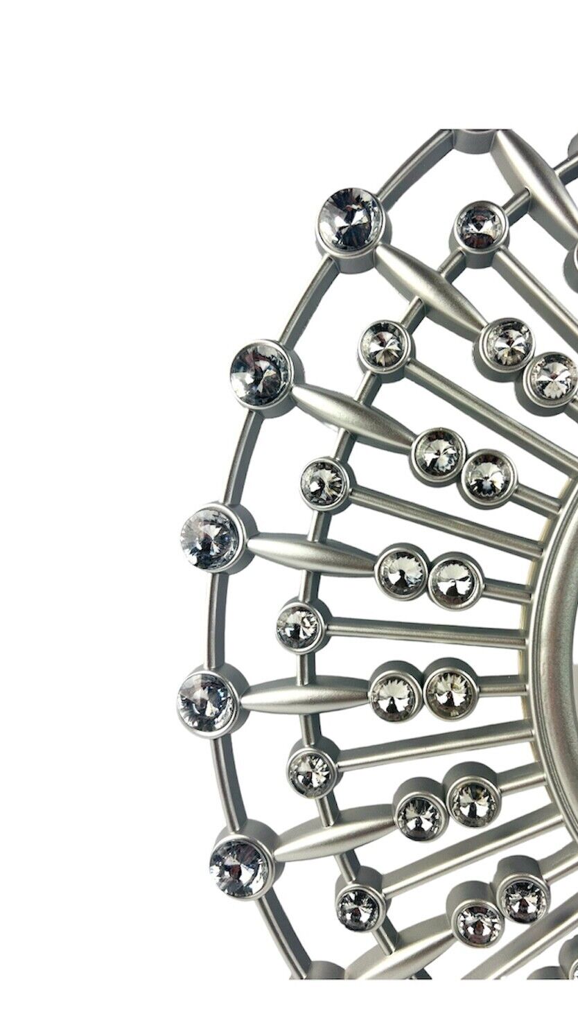 Große Wanduhr 45cm Wohnzimmer Designuhr Barock Stil Lautlos