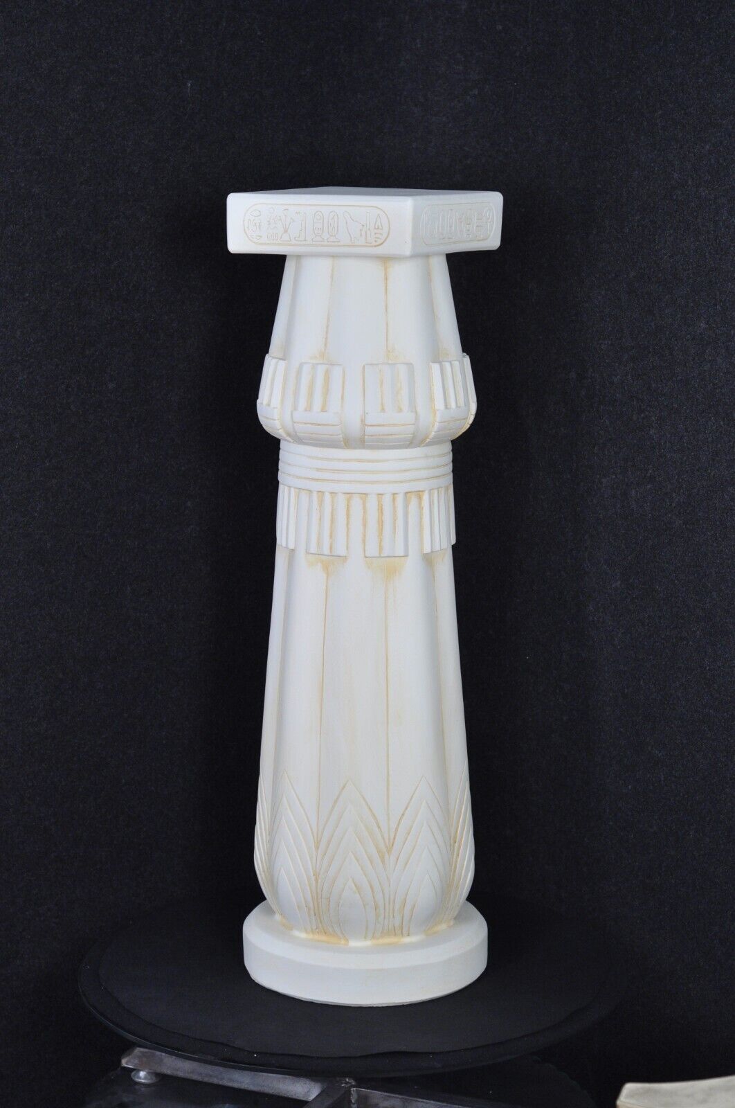 Säule Mäander Style Dekosäule 100cm Griechische Säulen Barock Podest Handbemalt