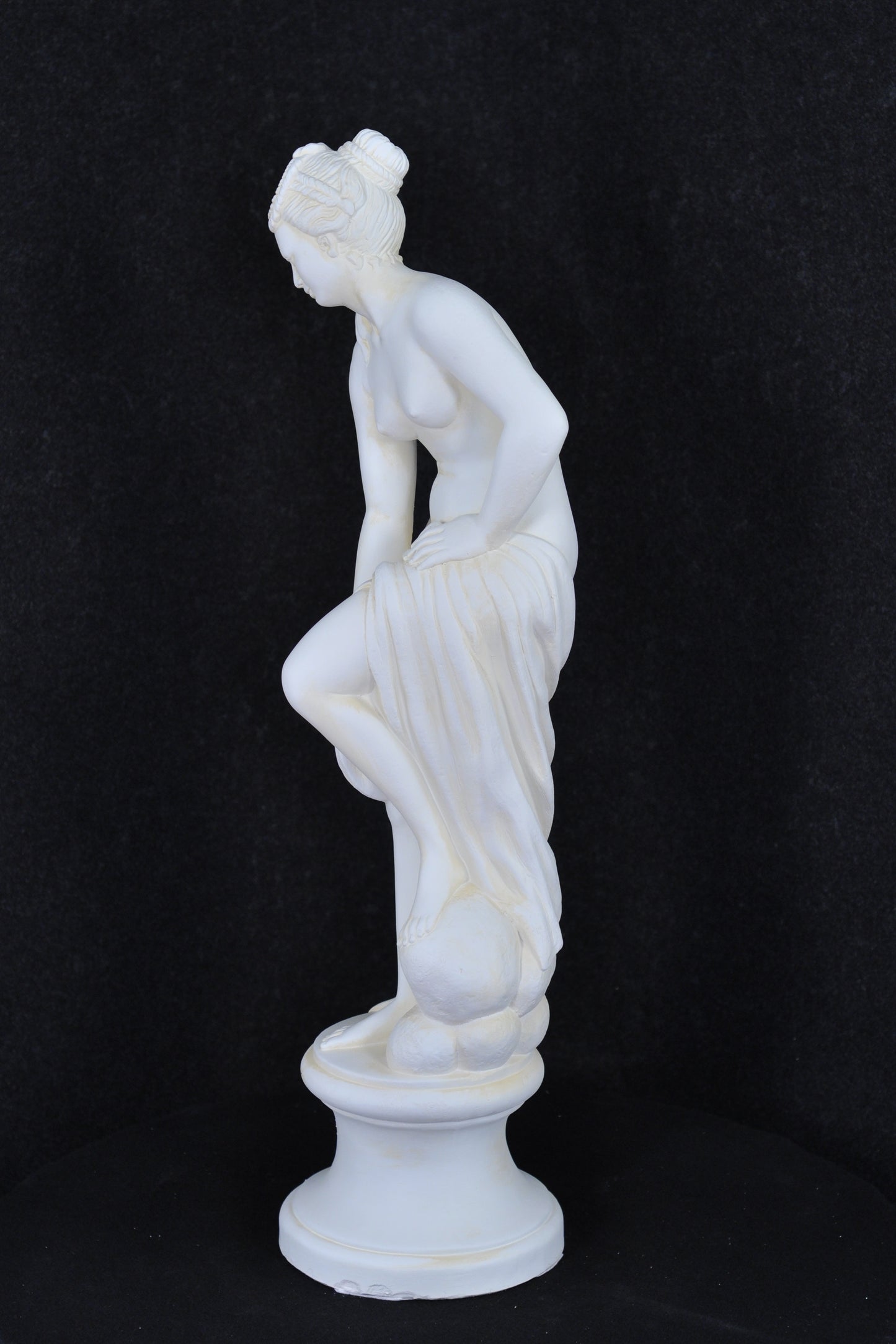 Frauenfigur Frauenstatue Skulptur Frauenbüste Handbemalt Vintage Stil Jugendstil