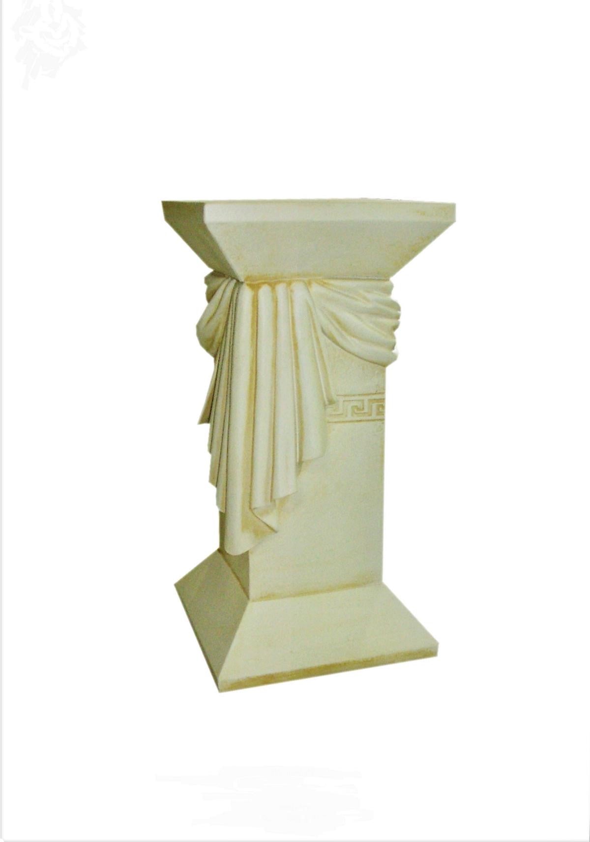 Säule Mäander Style Dekosäule Griechische Säulen Barock Podest Handbemalt