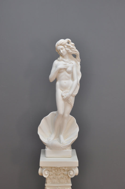 Frauenfigur Frauenstatue Skulptur Frauenbüste Handbemalt Vintage Stil Jugendstil