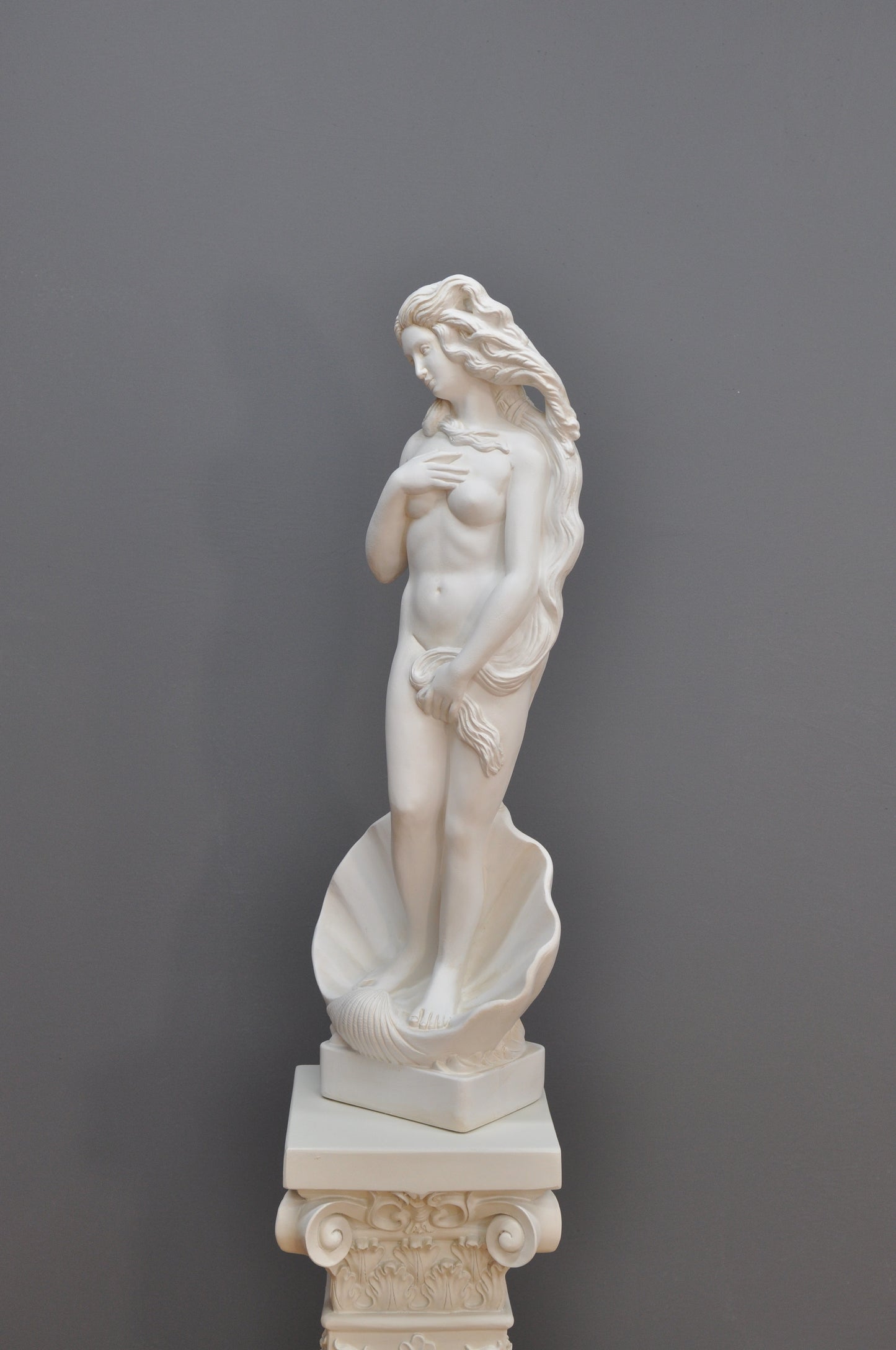 Frauenfigur Frauenstatue Skulptur Frauenbüste Handbemalt Vintage Stil Jugendstil