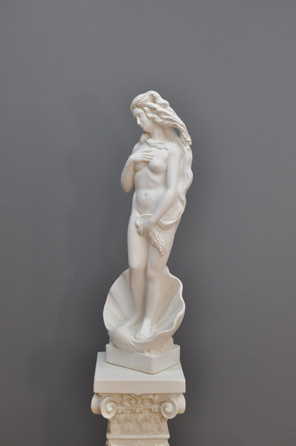 Frauenfigur Frauenstatue Skulptur Frauenbüste Handbemalt Vintage Stil Jugendstil