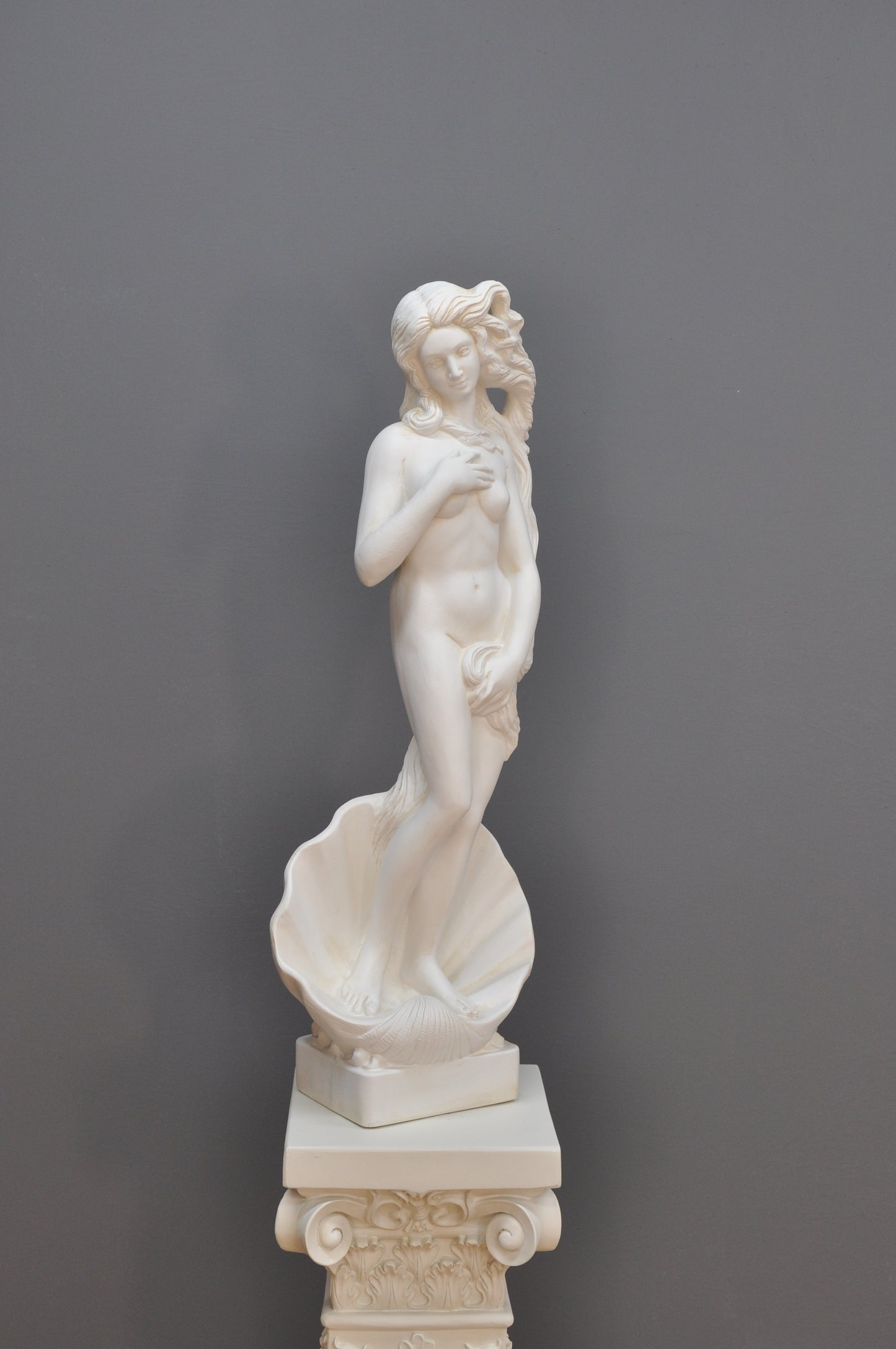 Frauenfigur Frauenstatue Skulptur Frauenbüste Handbemalt Vintage Stil Jugendstil