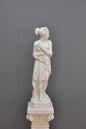 Frauenfigur Frauenstatue Skulptur Frauenbüste Handbemalt Vintage Stil Jugendstil