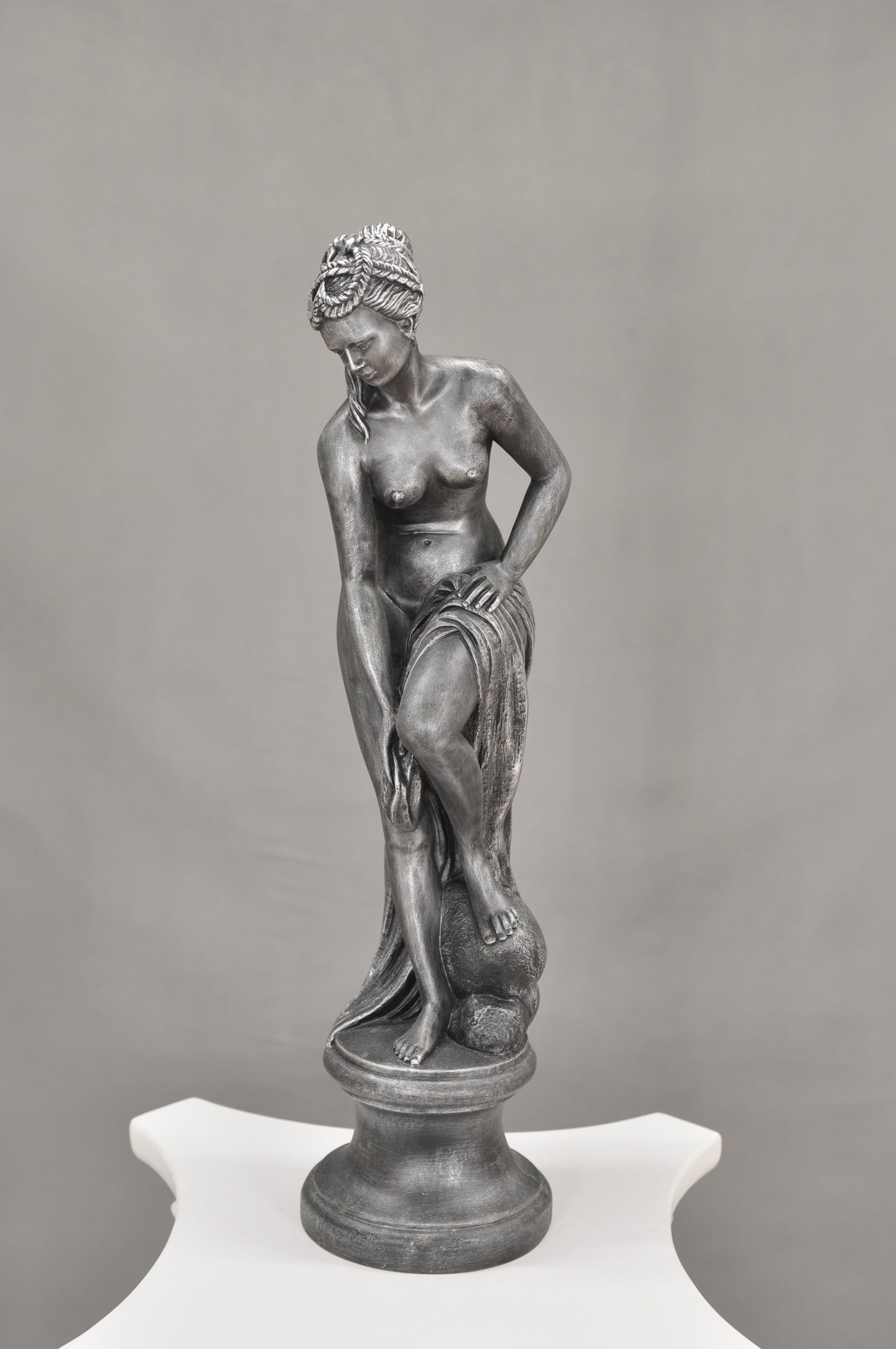 Frauenfigur Frauenstatue Skulptur Frauenbüste Handbemalt Vintage Stil Jugendstil