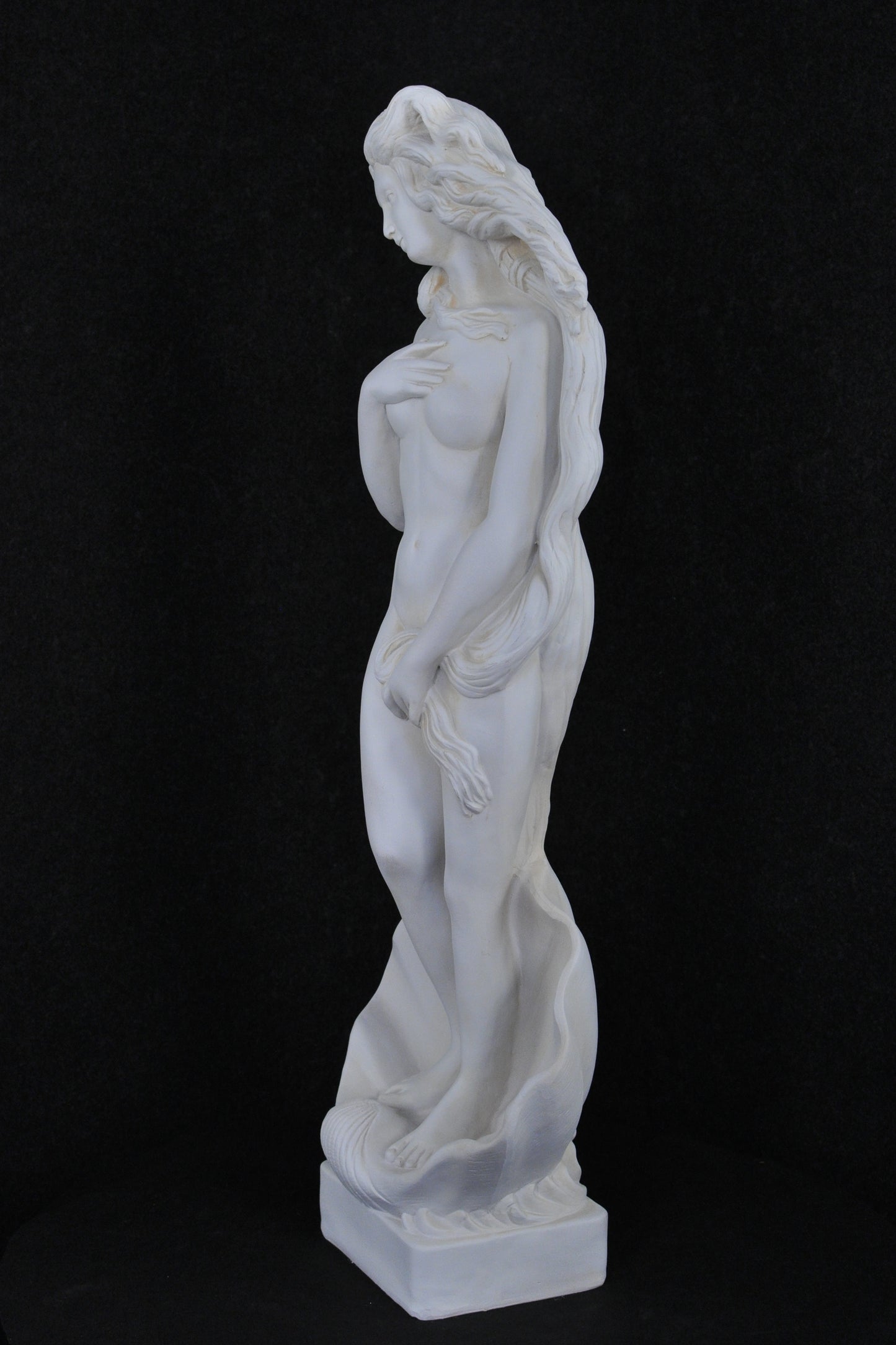 Frauenfigur Frauenstatue Skulptur Frauenbüste Handbemalt Vintage Stil Jugendstil