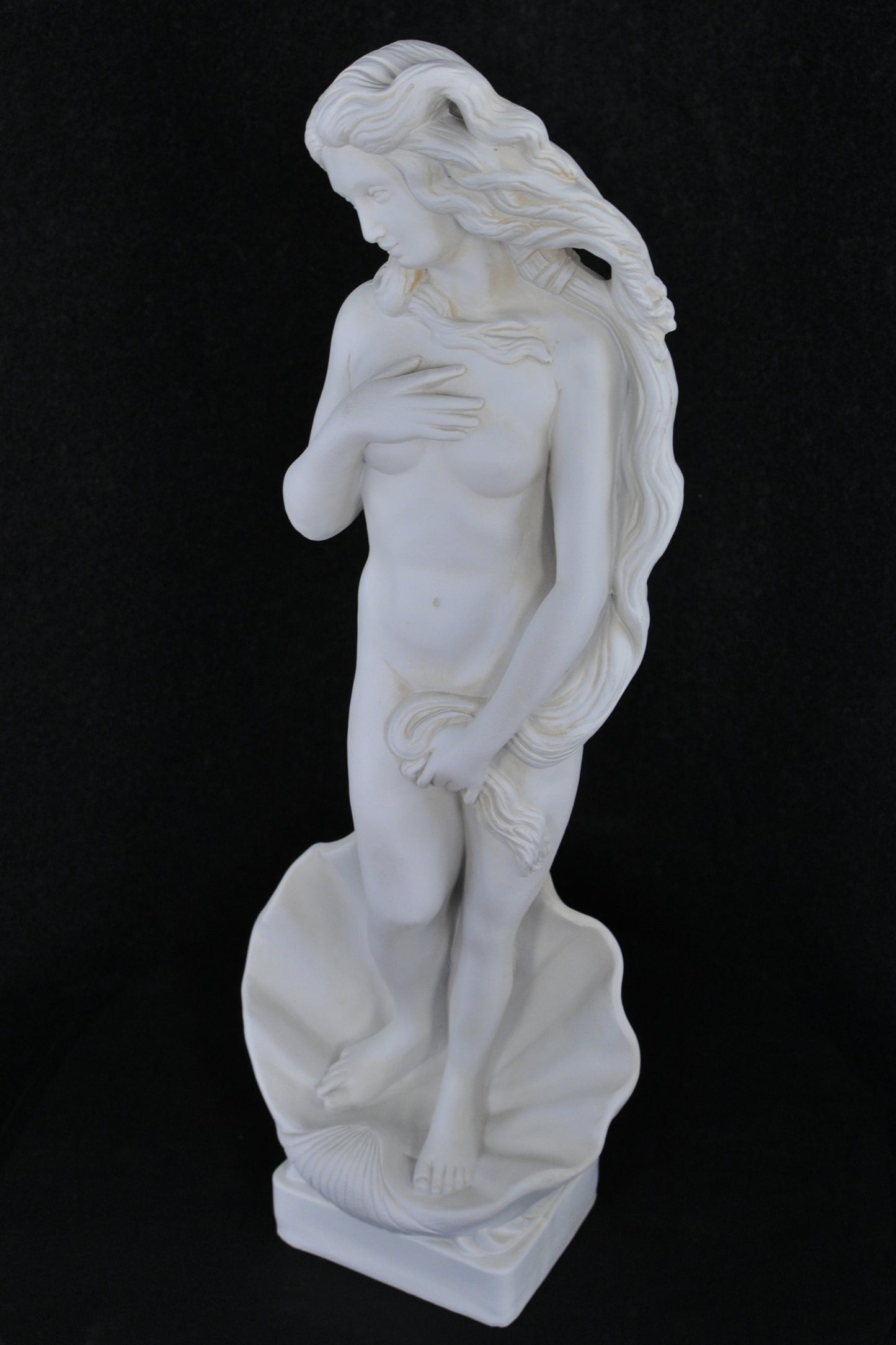 Frauenfigur Frauenstatue Skulptur Frauenbüste Handbemalt Vintage Stil Jugendstil