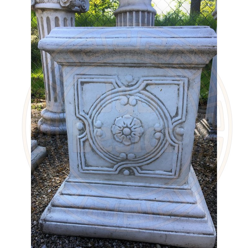 Spar-Set 2x Griechischer Sockel Steinsäule Blumensäule Blumenständer Säule Gartensäule Sockelsäule 228KG