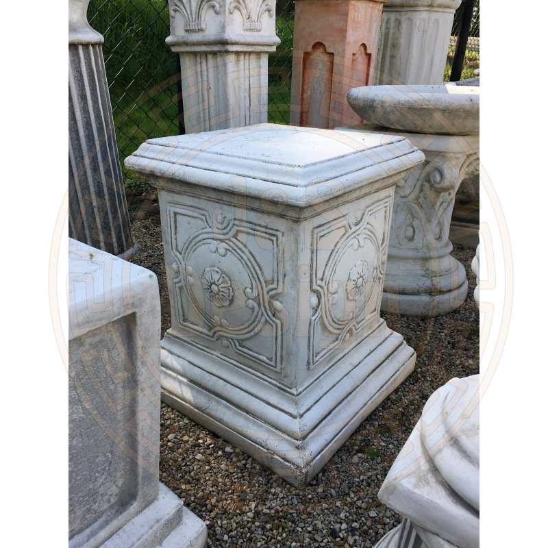 Spar-Set 2x Griechischer Sockel Steinsäule Blumensäule Blumenständer Säule Gartensäule Sockelsäule 228KG