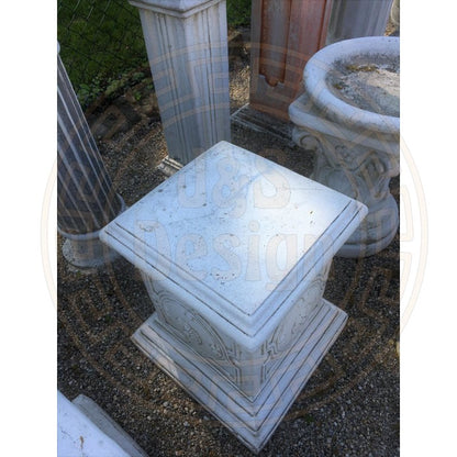 Spar-Set 2x Griechischer Sockel Steinsäule Blumensäule Blumenständer Säule Gartensäule Sockelsäule 228KG