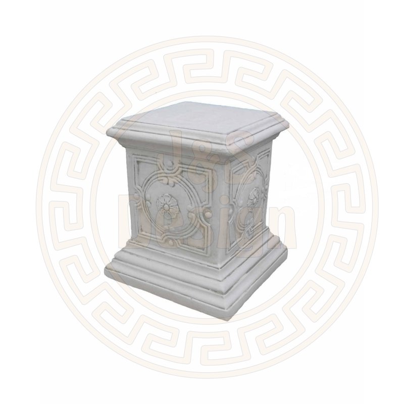 Spar-Set 2x Griechischer Sockel Steinsäule Blumensäule Blumenständer Säule Gartensäule Sockelsäule 228KG