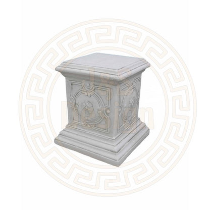 Spar-Set 2x Griechischer Sockel Steinsäule Blumensäule Blumenständer Säule Gartensäule Sockelsäule 228KG