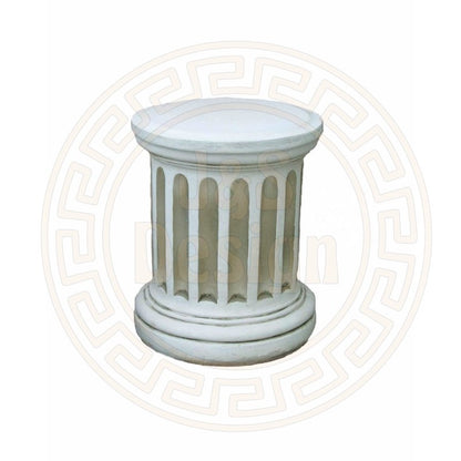 Spar-Set 2x Griechischer Sockel Steinsäule Blumensäule Blumenständer Säule Gartensäule Sockelsäule