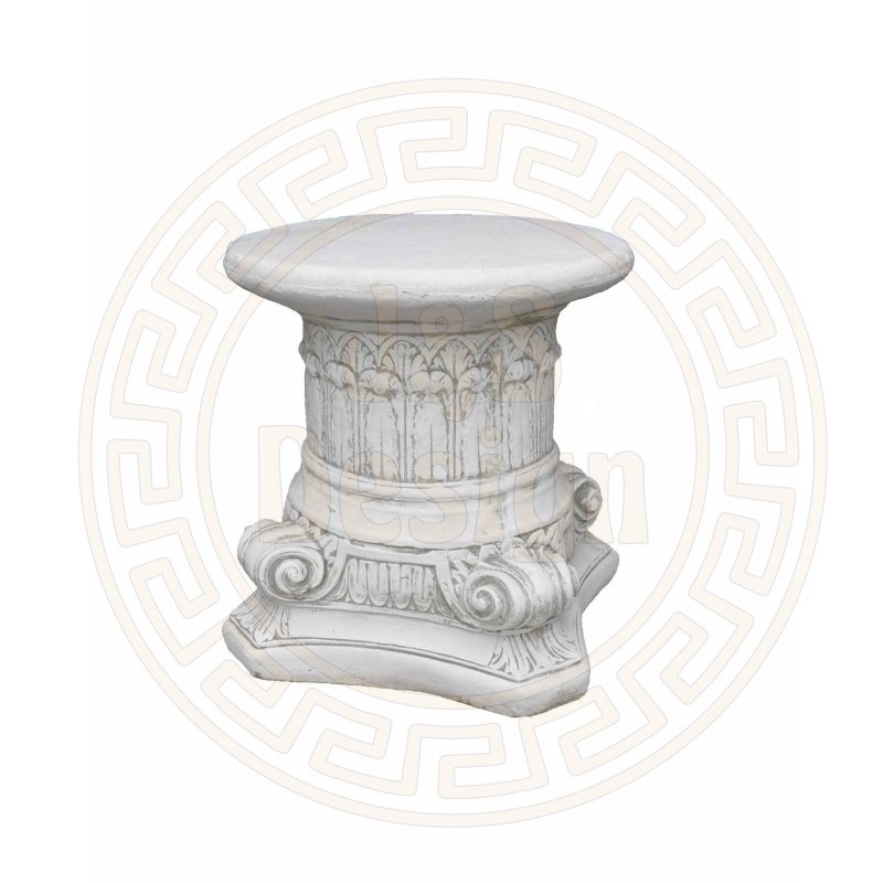 Spar-Set 2x Griechischer Sockel Steinsäule Blumensäule Blumenständer Säule Gartensäule Sockelsäule