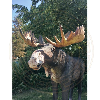Elch Lebensgroß Elchfigur Lebensgroße Tierfiguren Hirsch Elchbulle Elchkuh Bulle