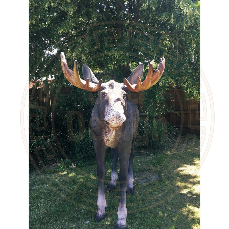 Elch Lebensgroß Elchfigur Lebensgroße Tierfiguren Hirsch Elchbulle Elchkuh Bulle