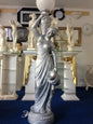 Figurenlampe Stehlampe Frauenlampe Griechische Antik Barockstil 170cm Hoch NEU