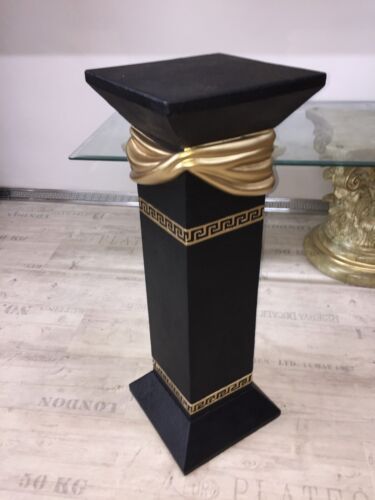 Säule Mäander Style Dekosäule 80cm Griechische Säulen Barock Podest Handbemalt