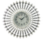 Große Wanduhr 55cm Wohnzimmer Designuhr Barock Stil Lautlos
