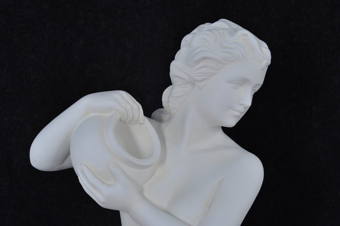 Frauenfigur Frauenstatue Skulptur Frauenbüste Handbemalt Vintage Stil Jugendstil