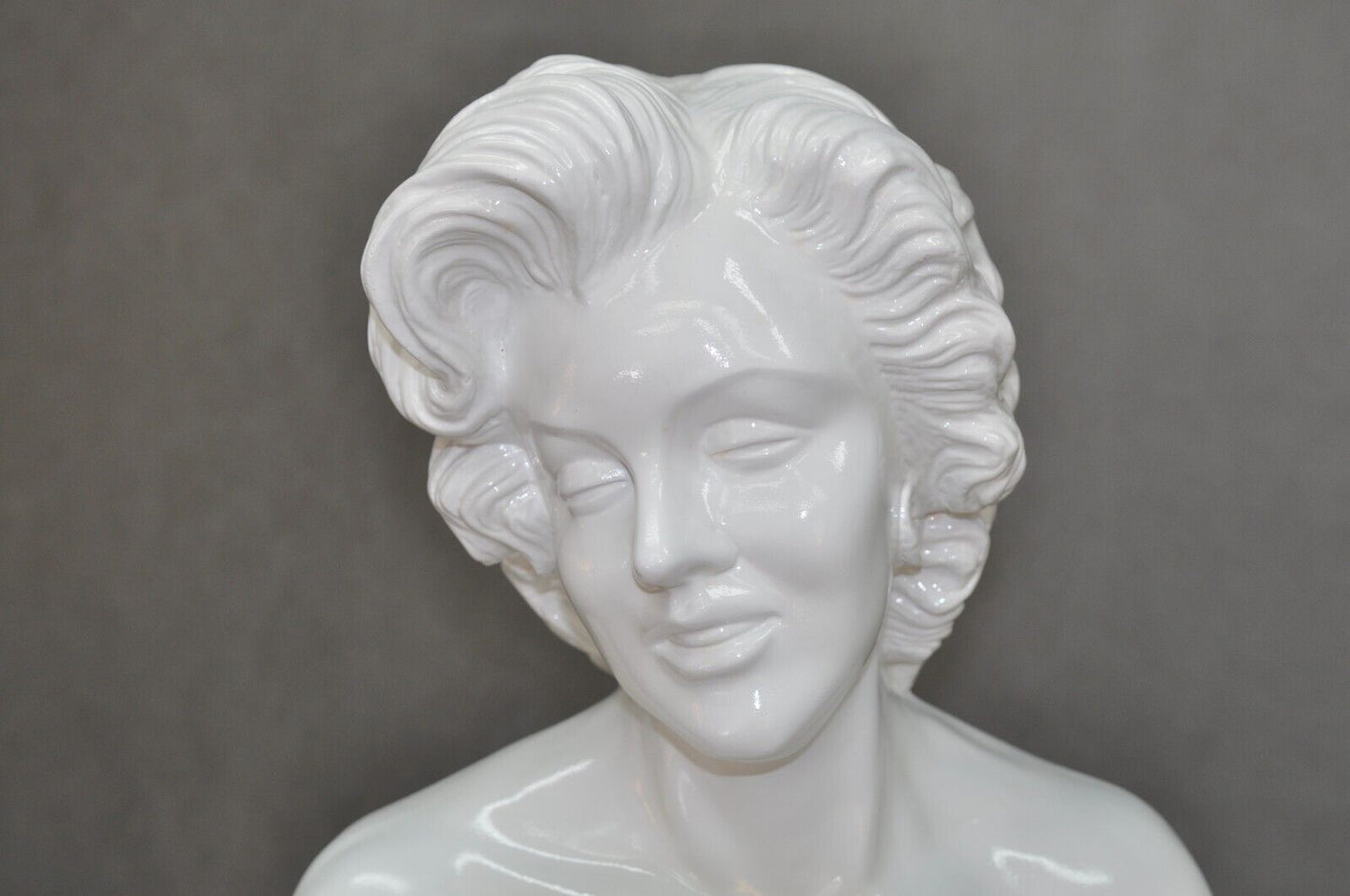 Frauenfigur Frauenstatue Skulptur Frauenbüste Handbemalt Vintage Stil Jugendstil