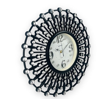 Große Wanduhr 45cm Wohnzimmer Küche Schlafzimmer Designuhr Barock Stil Lautlos