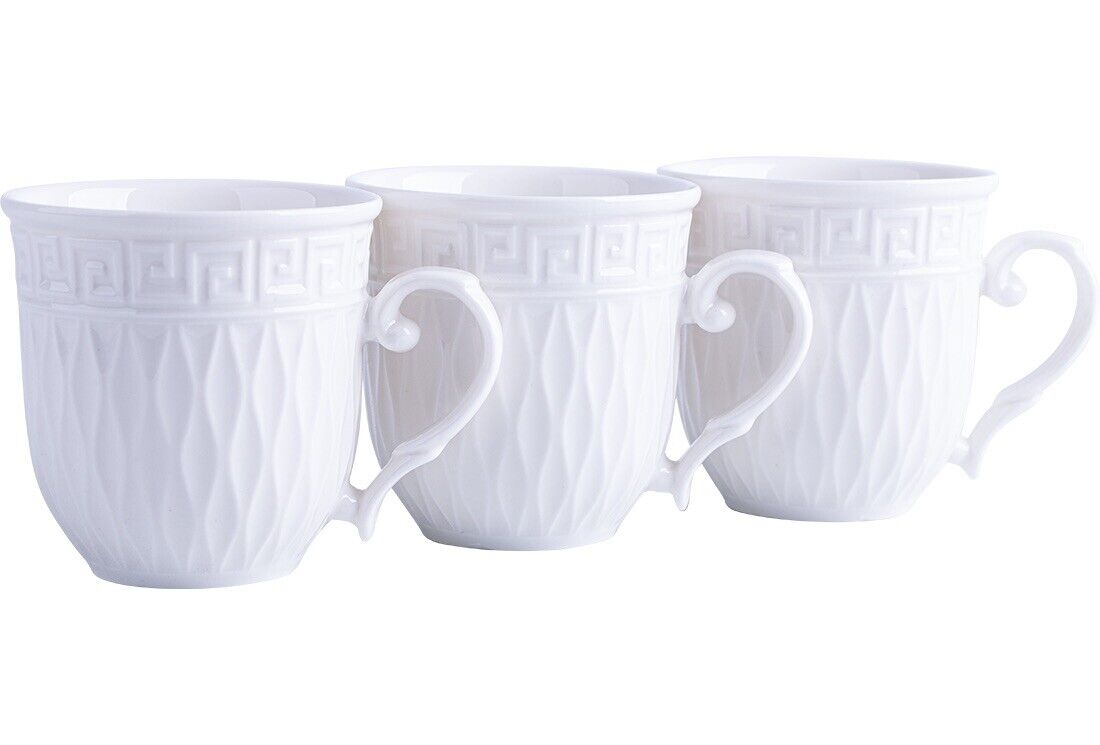 Kaffeetassenset für 6 Personen 12 Tlg Golf Design Tassen + Untertassen NEU