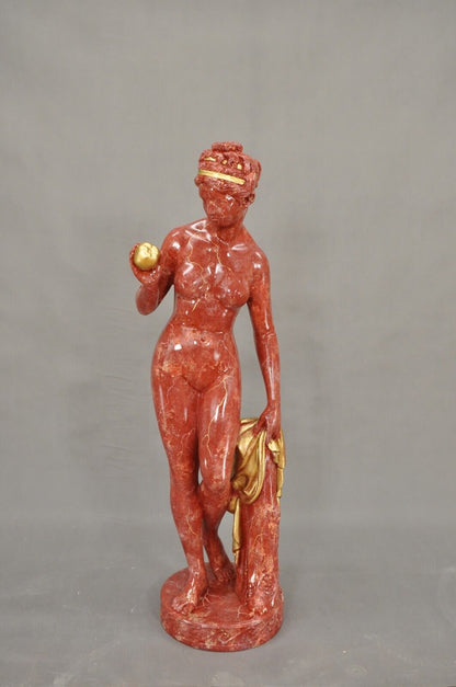 Frauenfigur Frauenstatue Skulptur Frauenbüste Handbemalt Vintage Stil Jugendstil