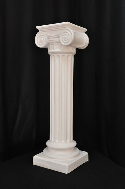 Säule Mäander Style Dekosäule 90cm Griechische Säulen Barock Podest Handbemalt