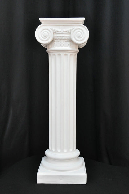 Säule Mäander Style Dekosäule 90cm Griechische Säulen Barock Podest Handbemalt