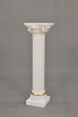 Säule Mäander Style Dekosäule 75cm Griechische Säulen Barock Podest Handbemalt