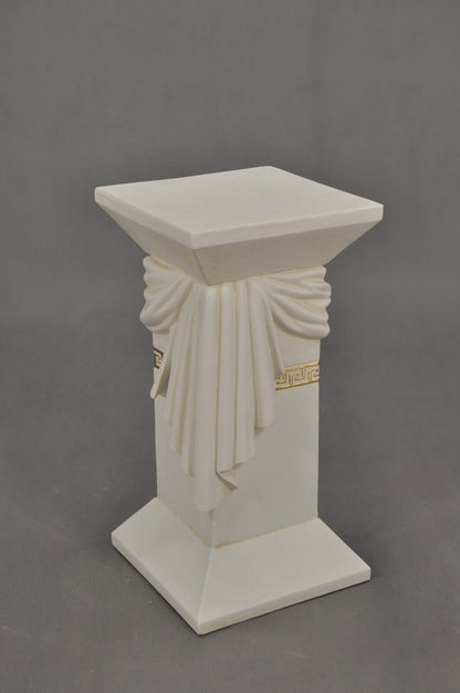 Säule Mäander Style Dekosäule 55cm Griechische Säulen Barock Podest Handbemalt