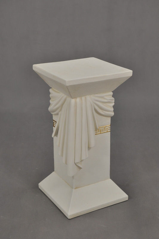 Säule Mäander Style Dekosäule 55cm Griechische Säulen Barock Podest Handbemalt