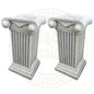 Spar Set 2 x Steinsäule Gartensäule Büstenständer Figurenständer Terrassenmöbel